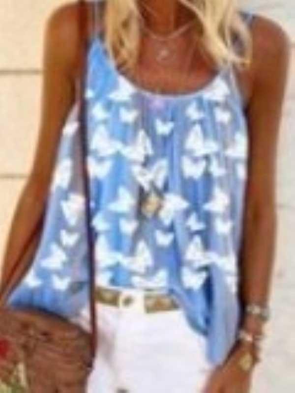 Butterfly print camisole
