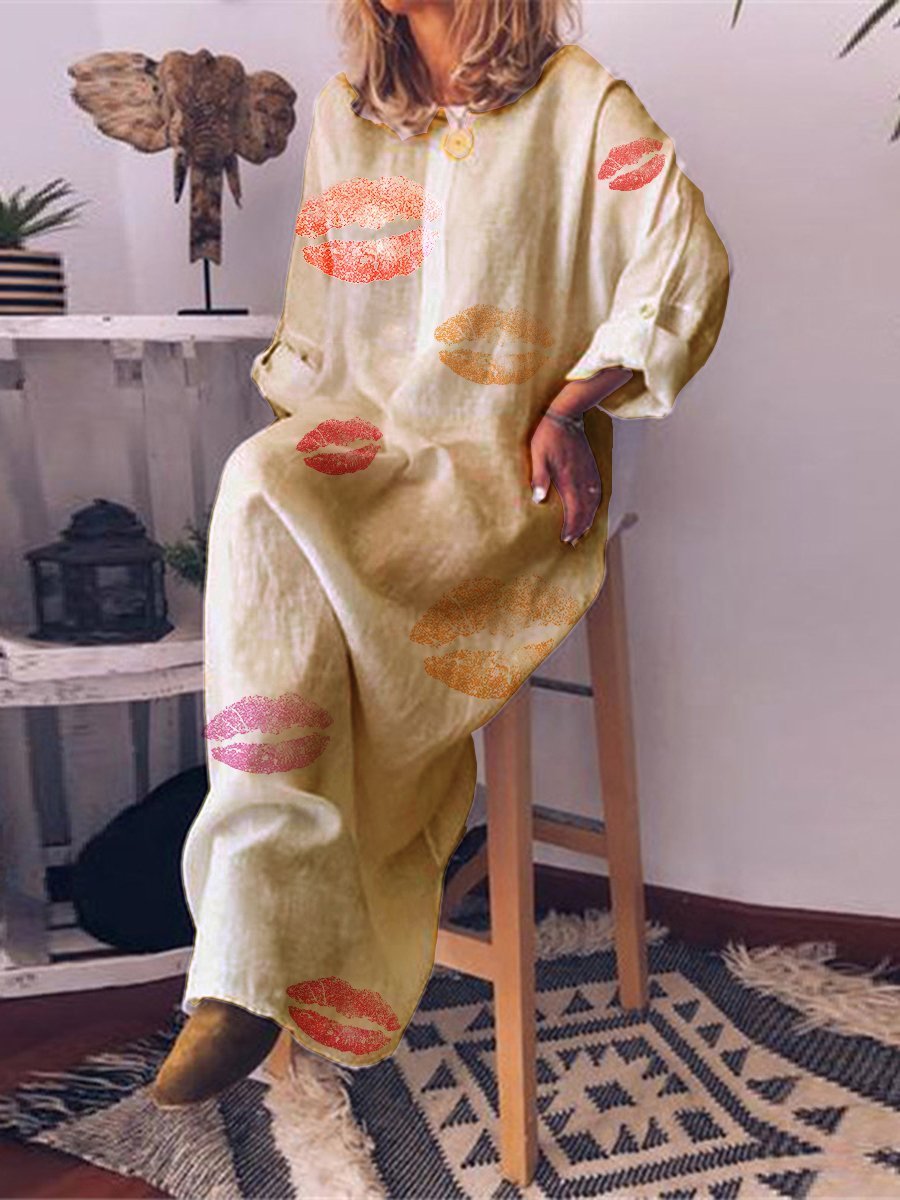 Printed Loose Dress