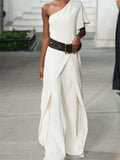 Ladies fashion sexy strapless jumpsuit