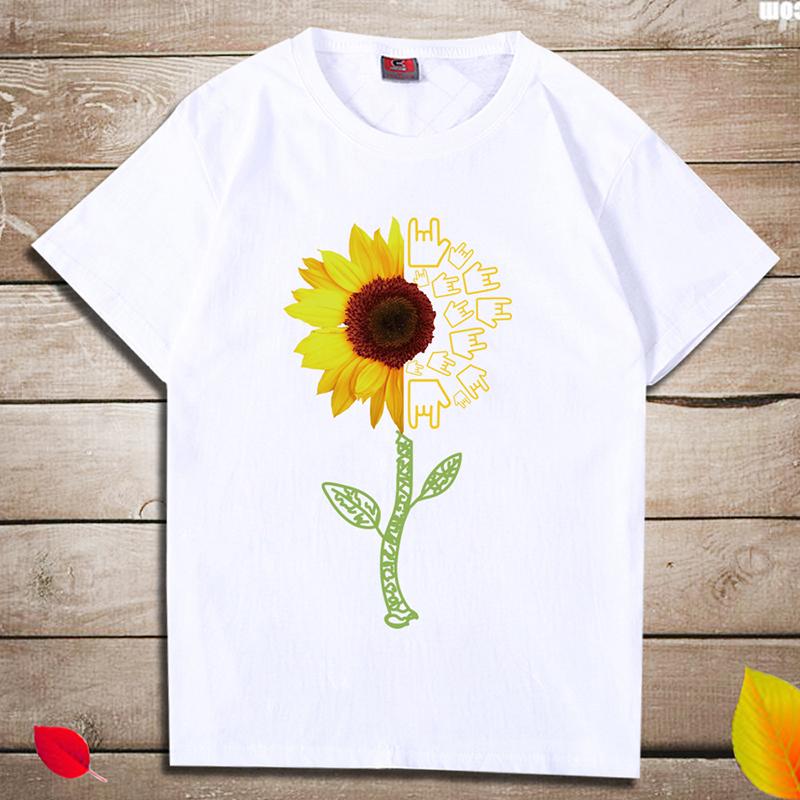 Sunflower Printed Graphic Tee Shirts