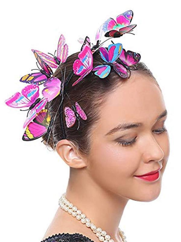 Lady Butterfly Garland Headband