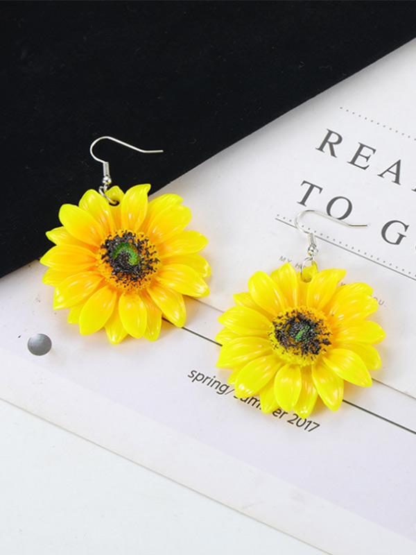 Women's Fashion Classic Sunflower Earrings