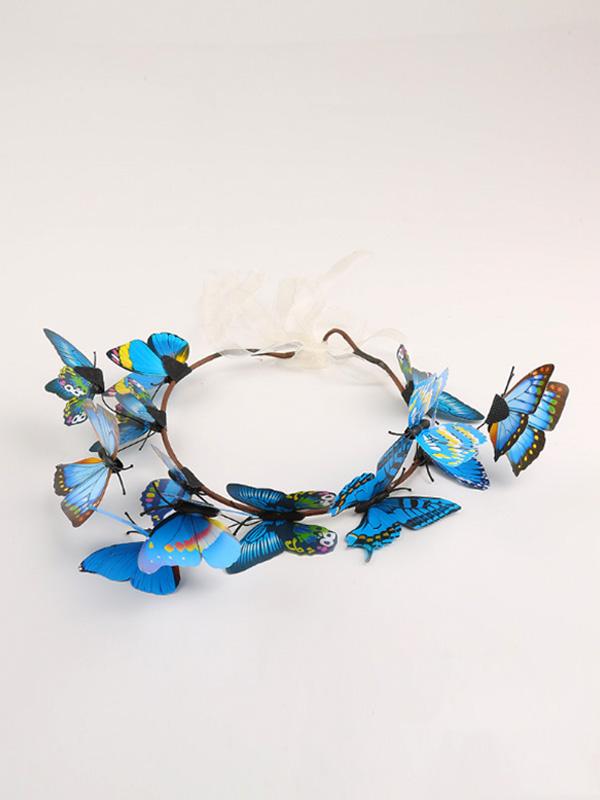 Lady Butterfly Garland Headband