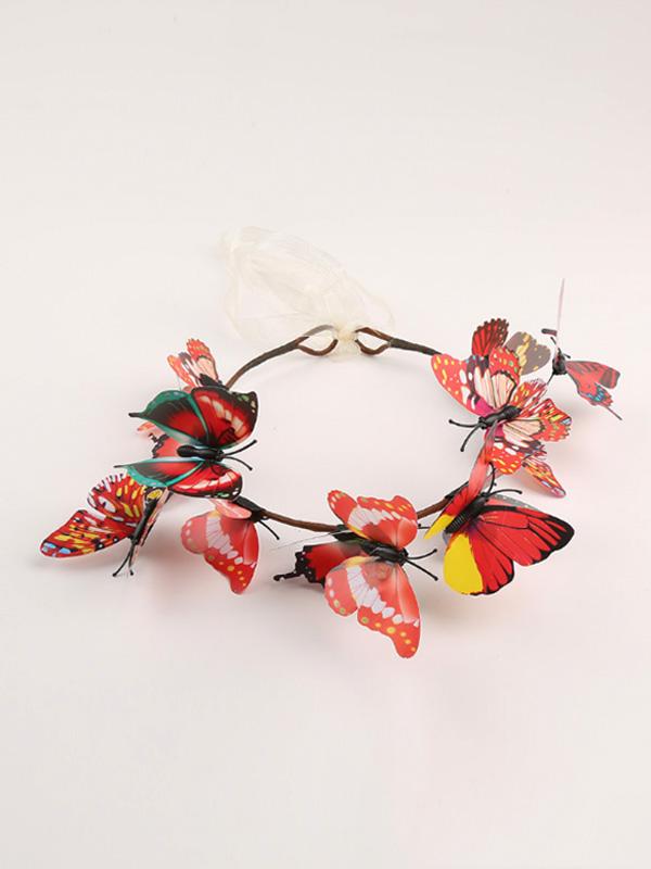 Lady Butterfly Garland Headband