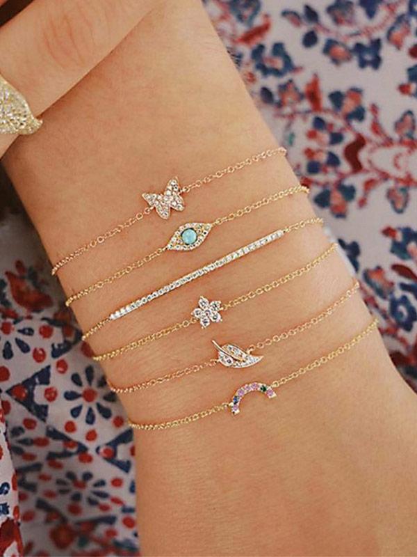 Women's Wild Butterfly Multilayer Bracelet