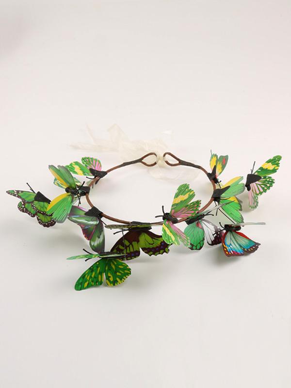 Lady Butterfly Garland Headband