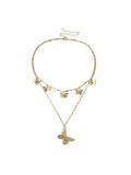 Vintage Wild Cutout Butterfly Pendant Necklace