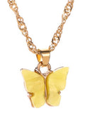 Acrylic Butterfly Necklace