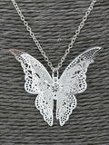 Women's Openwork Butterfly Necklace