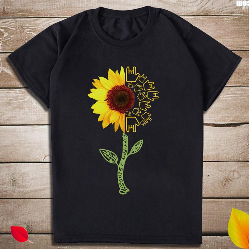 Sunflower Printed Graphic Tee Shirts